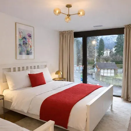 Modern Jungfrau View With Bbq And Ac At Interlaken West Station Appartement Unterseen