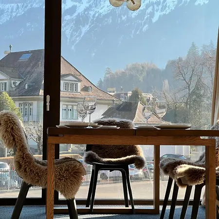 Modern Jungfrau View With Terrace And Ac At Interlaken West Station