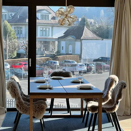 Modern Jungfrau View With Terrace And Ac At Interlaken West Station Daire Unterseen