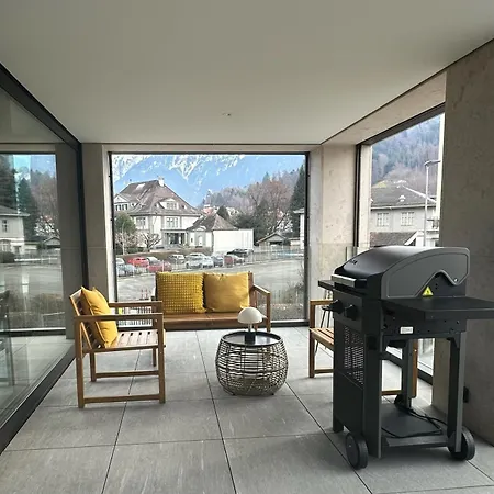 Modern Jungfrau View With Terrace And Ac At Interlaken West Station Unterseen