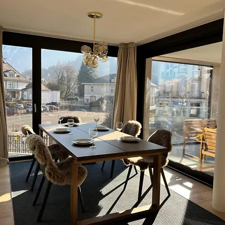 Modern Jungfrau View With Bbq And Ac At Interlaken West Station * Unterseen