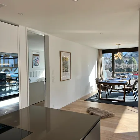 Modern Jungfrau View With Bbq And Ac At Interlaken West Station Appartement Unterseen