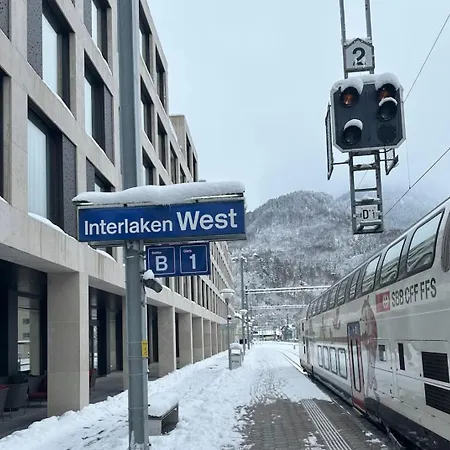 Modern Jungfrau View With Terrace And Ac At Interlaken West Station *