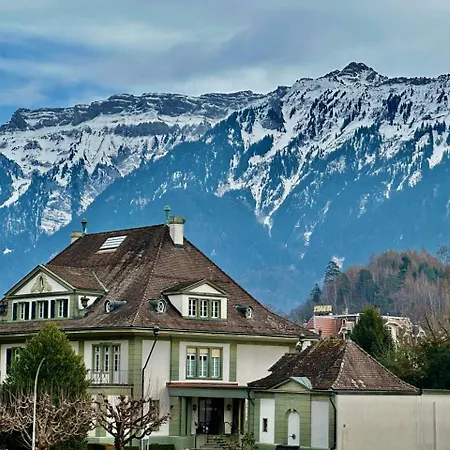 Daire Modern Jungfrau View With Terrace And Ac At Interlaken West Station