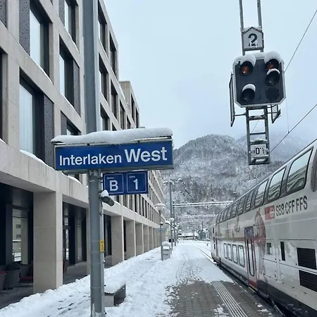 Modern Jungfrau View With Terrace And Ac At Interlaken West Station *