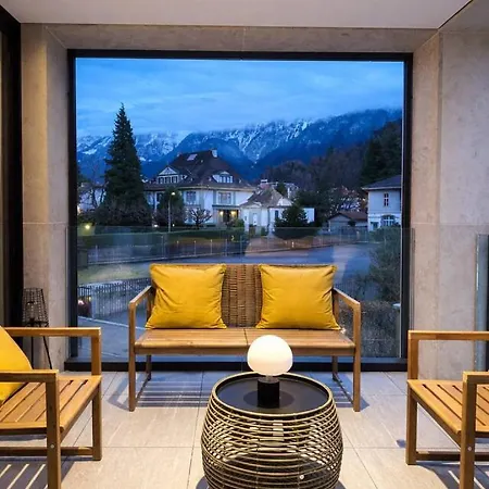 Daire Modern Jungfrau View With Terrace And Ac At Interlaken West Station Unterseen