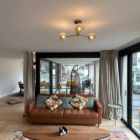 Daire Modern Jungfrau View With Terrace And Ac At Interlaken West Station *