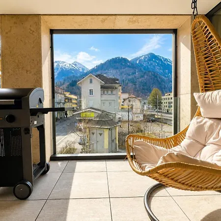 Modern Jungfrau View With Terrace And Ac At Interlaken West Station * Unterseen
