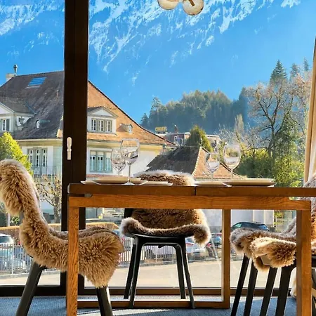 Jungfrau View Luxury Apartment At Interlaken West Station With Terrace And Ac Apartment *