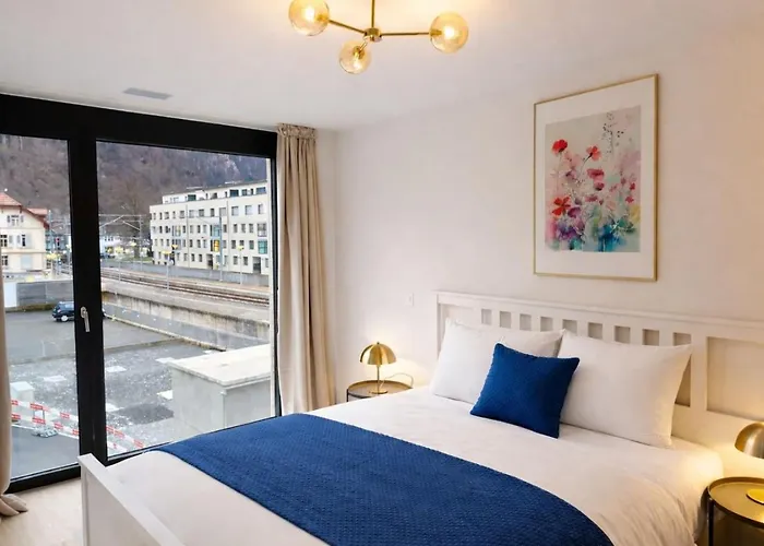 Modern Jungfrau View With Terrace And Ac At Interlaken West Station *