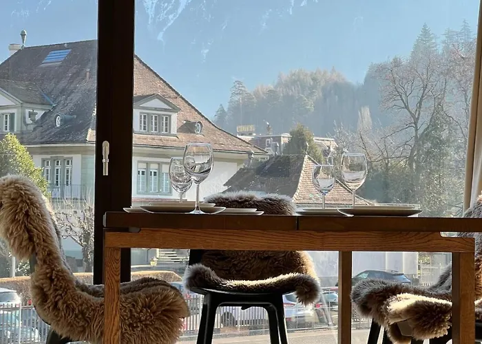 Modern Jungfrau View With Bbq And Ac At Interlaken West Station