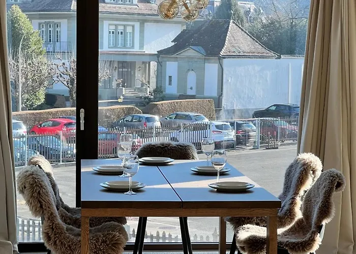 Modern Jungfrau View With Bbq And Ac At Interlaken West Station Lägenhet Unterseen