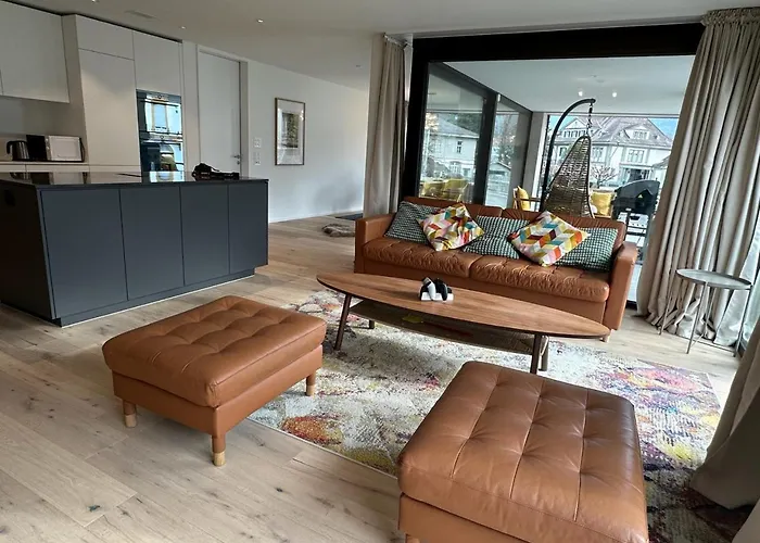 Modern Jungfrau View With Bbq And Ac At Interlaken West Station Unterseen