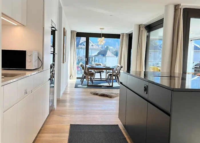 Modern Jungfrau View With Terrace And Ac At Interlaken West Station *